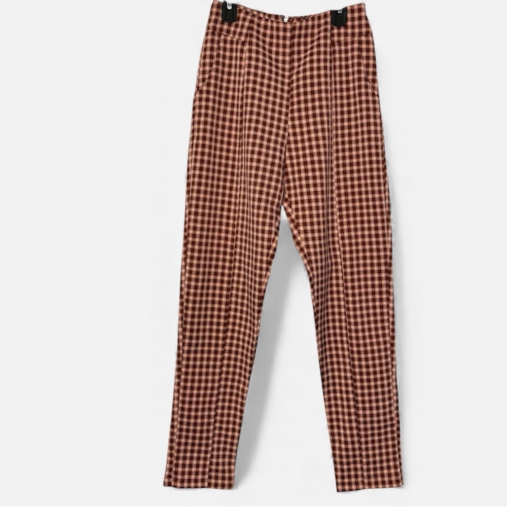 Princess Polly Kensley Trouser Brown Pink Size 6